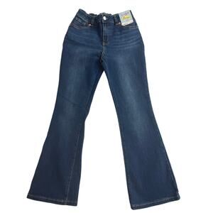 CAT & JACK Girls' Mid-Rise Flare Jeans Elastic Waist Size 12 NWT